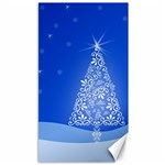 Blue White Christmas Tree Canvas 40  x 72   39.28 x69.23  Canvas - 1