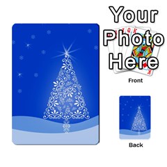 Blue White Christmas Tree Multi-purpose Cards (rectangle)  by yoursparklingshop