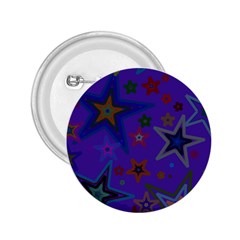 Purple Christmas Party Stars 2 25  Buttons by yoursparklingshop