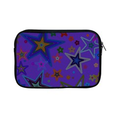 Purple Christmas Party Stars Apple Ipad Mini Zipper Cases by yoursparklingshop