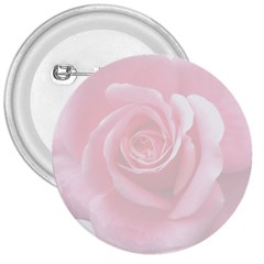 Pink White Love Rose 3  Buttons by yoursparklingshop