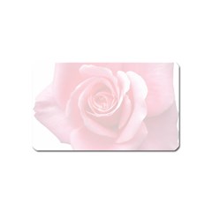 Pink White Love Rose Magnet (name Card) by yoursparklingshop