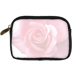 Pink White Love Rose Digital Camera Cases by yoursparklingshop