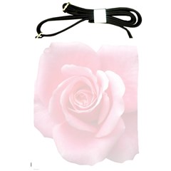 Pink White Love Rose Shoulder Sling Bags by yoursparklingshop