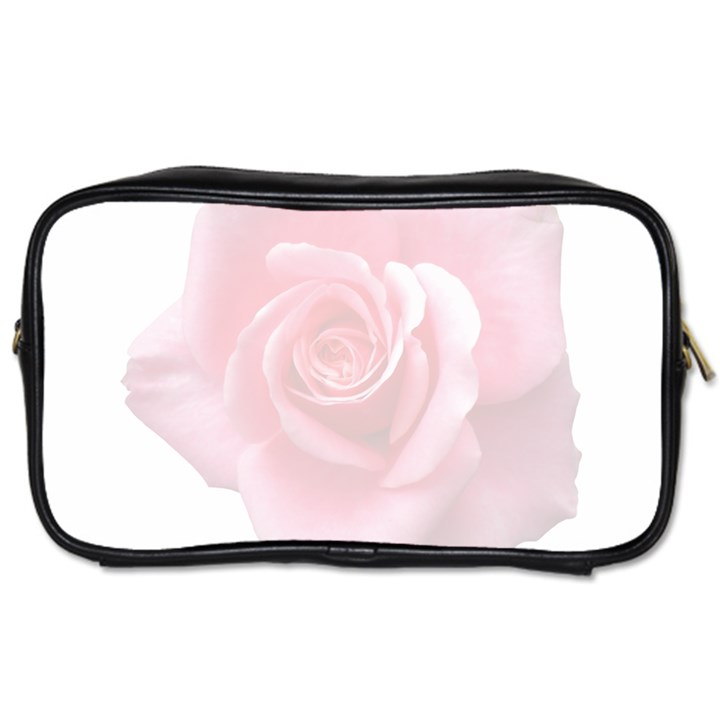 Pink White Love Rose Toiletries Bags 2-Side