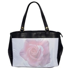 Pink White Love Rose Office Handbags by yoursparklingshop