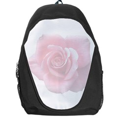 Pink White Love Rose Backpack Bag by yoursparklingshop