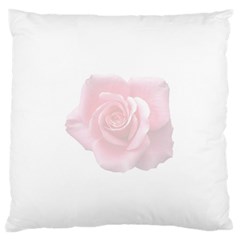 Pink White Love Rose Standard Flano Cushion Case (two Sides) by yoursparklingshop