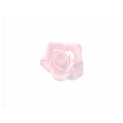 Pink White Love Rose Double Sided Flano Blanket (medium)  by yoursparklingshop