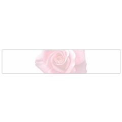 Pink White Love Rose Flano Scarf (small) by yoursparklingshop