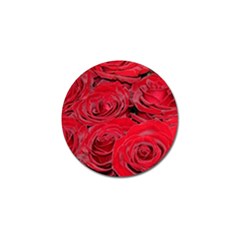 Red Love Roses Golf Ball Marker (10 Pack) by yoursparklingshop