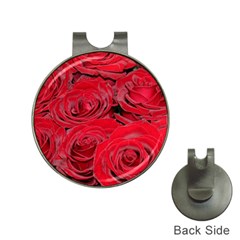 Red Love Roses Hat Clips With Golf Markers by yoursparklingshop