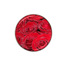 Red Love Roses Hat Clip Ball Marker by yoursparklingshop