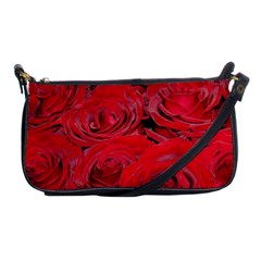 Red Love Roses Shoulder Clutch Bags by yoursparklingshop