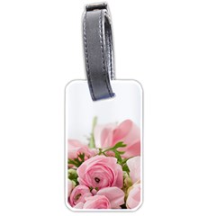 Romantic Pink Flowers Luggage Tags (one Side)  by yoursparklingshop