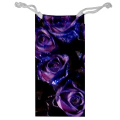 Purple Glitter Roses Valentine Love Jewelry Bags by yoursparklingshop