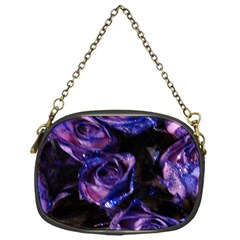 Purple Glitter Roses Valentine Love Chain Purses (one Side)  by yoursparklingshop