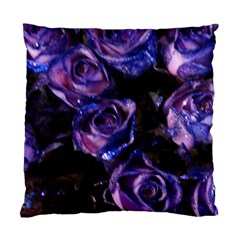 Purple Glitter Roses Valentine Love Standard Cushion Case (one Side) by yoursparklingshop