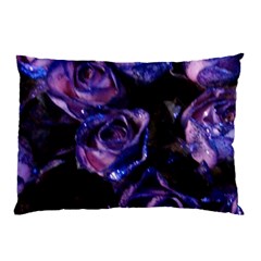 Purple Glitter Roses Valentine Love Pillow Case (two Sides) by yoursparklingshop