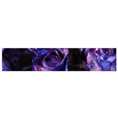 Purple Glitter Roses Valentine Love Flano Scarf (small) by yoursparklingshop