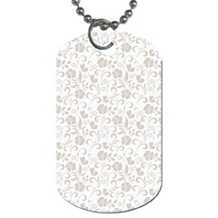 Elegant Seamless Floral Ornaments Pattern Dog Tag (two Sides) by TastefulDesigns