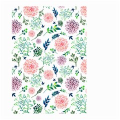 Hand Painted Spring Flourishes Flowers Pattern Small Garden Flag (two Sides) by TastefulDesigns