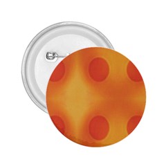 Sunny Happy Orange Dots 2 25  Buttons by yoursparklingshop