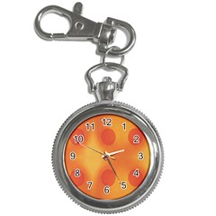 Sunny Happy Orange Dots Key Chain Watches by yoursparklingshop