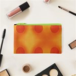 Sunny Happy Orange Dots Cosmetic Bag (XS) Front