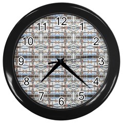 Geometric Diamonds Wall Clocks (black) by yoursparklingshop