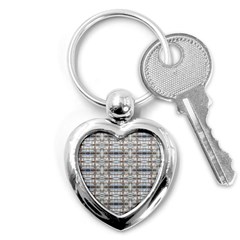 Geometric Diamonds Key Chains (heart)  by yoursparklingshop