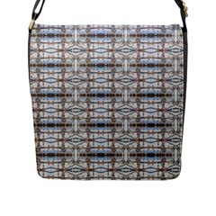 Geometric Diamonds Flap Messenger Bag (l)  by yoursparklingshop