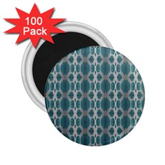 Tropical Blue Abstract Ocean Drops 2 25  Magnets (100 Pack)  by yoursparklingshop