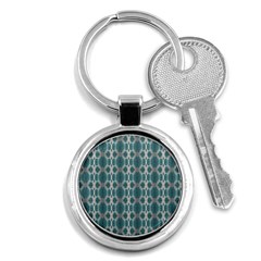 Tropical Blue Abstract Ocean Drops Key Chains (round)  by yoursparklingshop