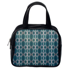 Tropical Blue Abstract Ocean Drops Classic Handbags (one Side) by yoursparklingshop