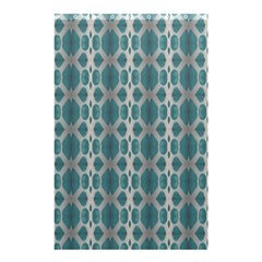 Tropical Blue Abstract Ocean Drops Shower Curtain 48  X 72  (small)  by yoursparklingshop