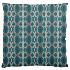 Tropical Blue Abstract Ocean Drops Large Cushion Case (two Sides) by yoursparklingshop