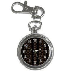 Dark Arabic Stripes Key Chain Watches by dflcprints