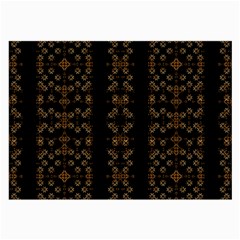 Dark Arabic Stripes Large Glasses Cloth by dflcprints