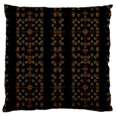 Dark Arabic Stripes Standard Flano Cushion Case (one Side) by dflcprints