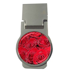 Red Roses Love Money Clips (round)  by yoursparklingshop