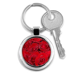 Red Roses Love Key Chains (round)  by yoursparklingshop