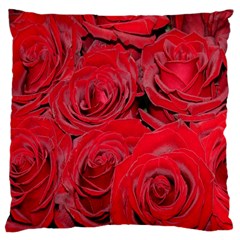 Red Roses Love Large Cushion Case (two Sides) by yoursparklingshop