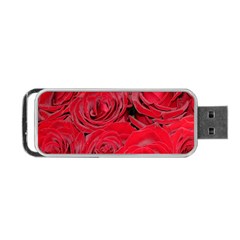 Red Roses Love Portable Usb Flash (two Sides) by yoursparklingshop