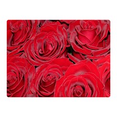 Red Roses Love Double Sided Flano Blanket (mini)  by yoursparklingshop