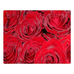 Red Roses Love Double Sided Flano Blanket (large)  by yoursparklingshop