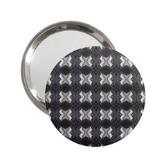 Black White Gray Crosses 2 25  Handbag Mirrors by yoursparklingshop