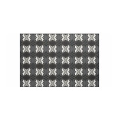 Black White Gray Crosses Satin Wrap by yoursparklingshop