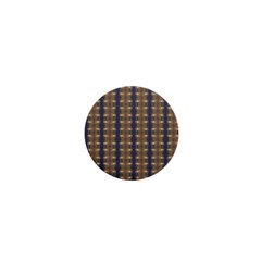 Black Brown Gold Stripes 1  Mini Buttons