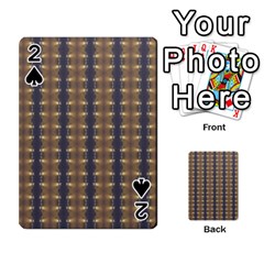 Black Brown Gold Stripes Playing Cards 54 Designs  by yoursparklingshop